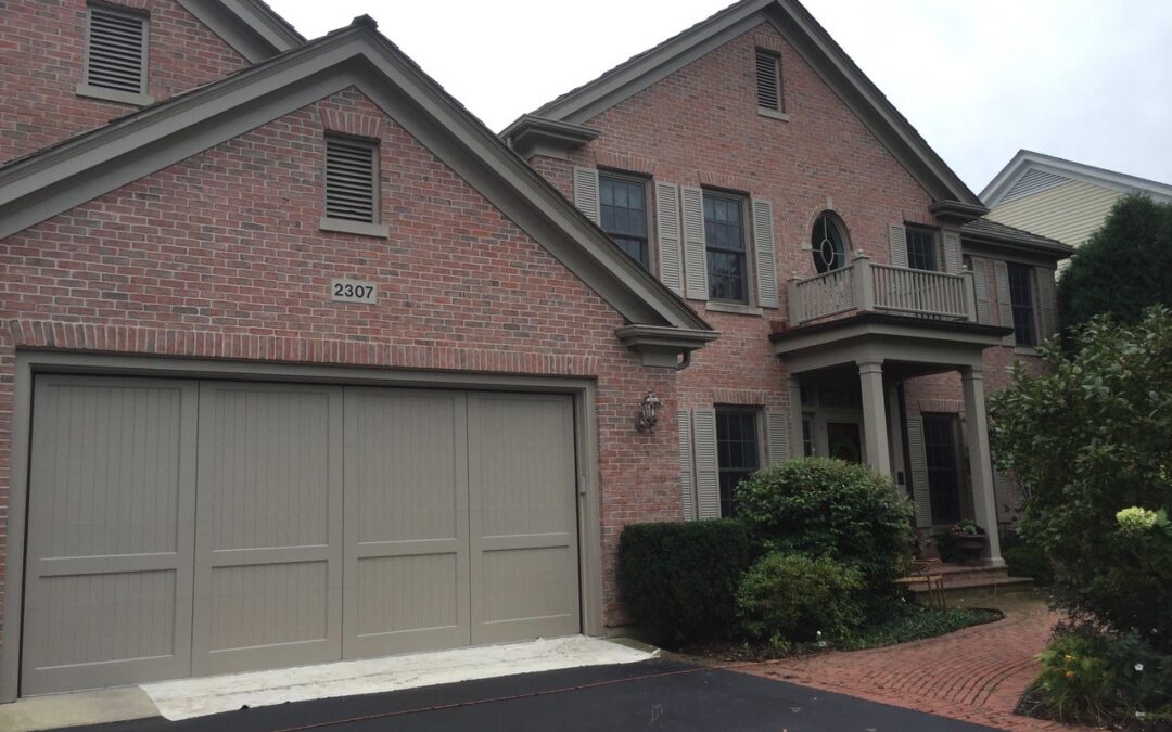 Exterior Trim on this Stately Home in Glen View, IL completed 06/14/18