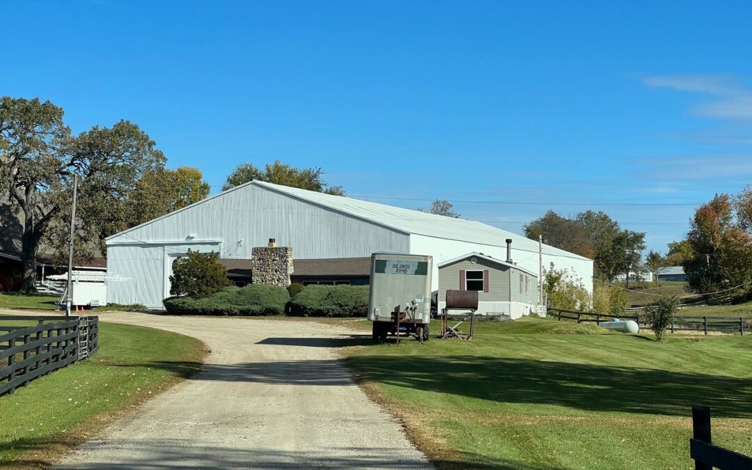 Added value to this Horse Ring Building once painted last year 2022 Prairie Grove, IL (link)